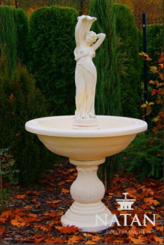 Zierbrunnen Springbrunnen Skulptur Brunnen Deko Garten Fontaine Teich Neu 171cm